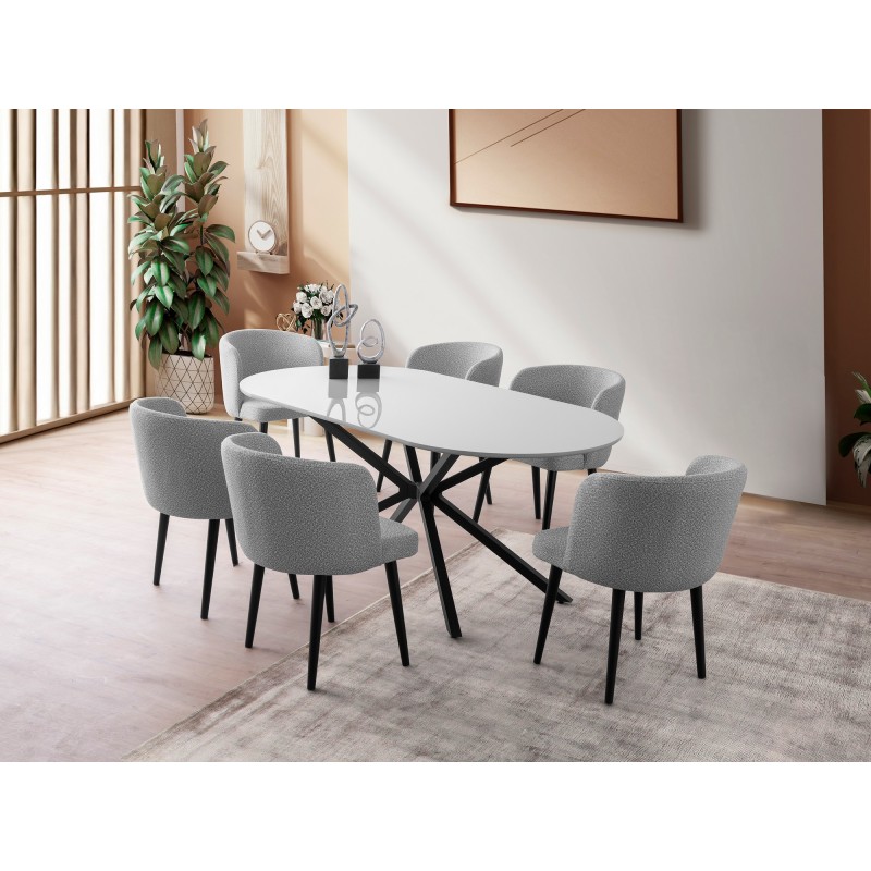 Dining Table Aura - 3013 Light Grey