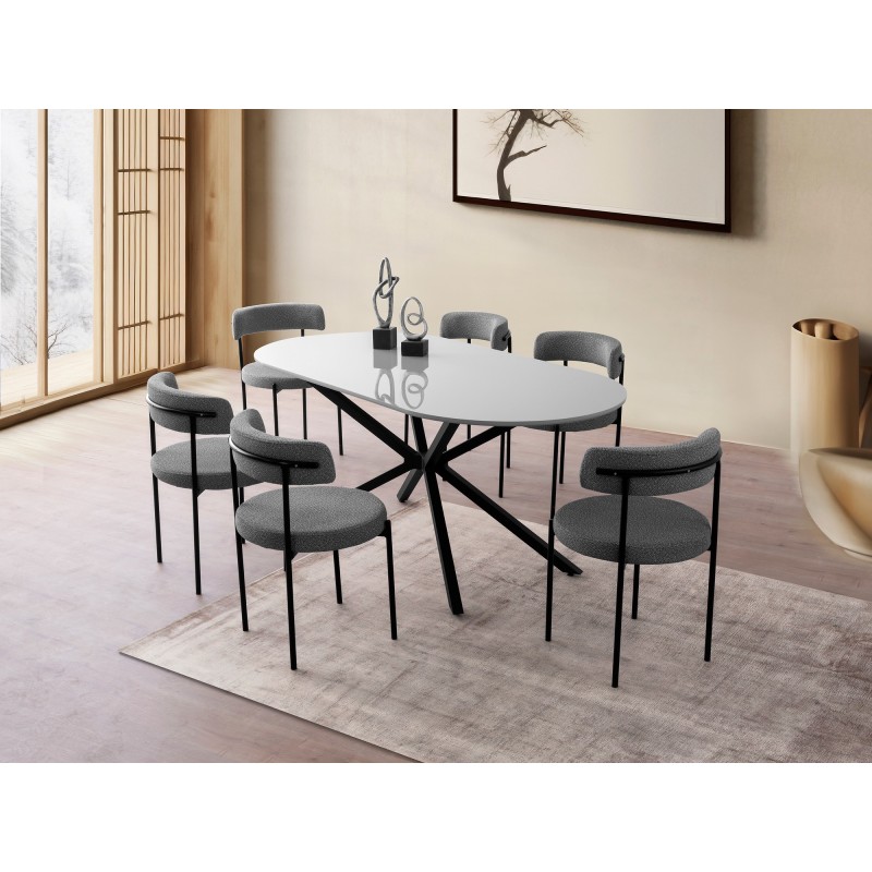 Dining Table Aura - 3013 Light Grey