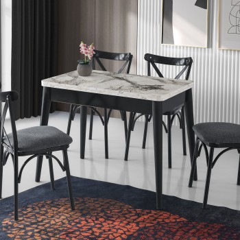 Extendable Dining Table Dolunay - 1281 White
Marble