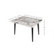 Extendable Dining Table Dolunay - 1281 White
Marble