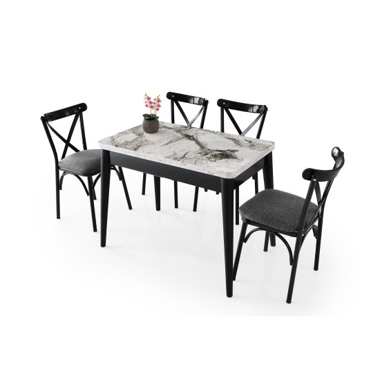 Extendable Dining Table Dolunay - 1281 White
Marble