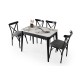 Extendable Dining Table Dolunay - 1281 White
Marble