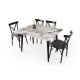 Extendable Dining Table Dolunay - 1281 White
Marble