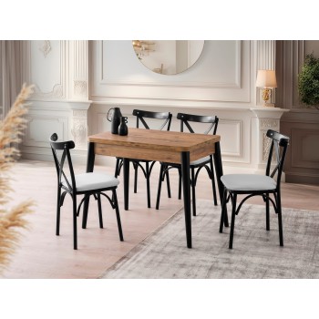Extendable Dining Table Dolunay - 1284 Atlantic Pine