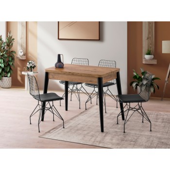 Extendable Dining Table Dolunay - 1284 Atlantic Pine