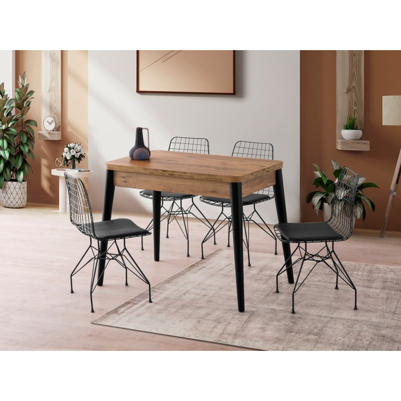 Extendable Dining Table Dolunay - 1284 Atlantic Pine