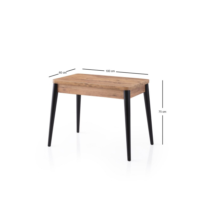 Extendable Dining Table Dolunay - 1284 Atlantic Pine