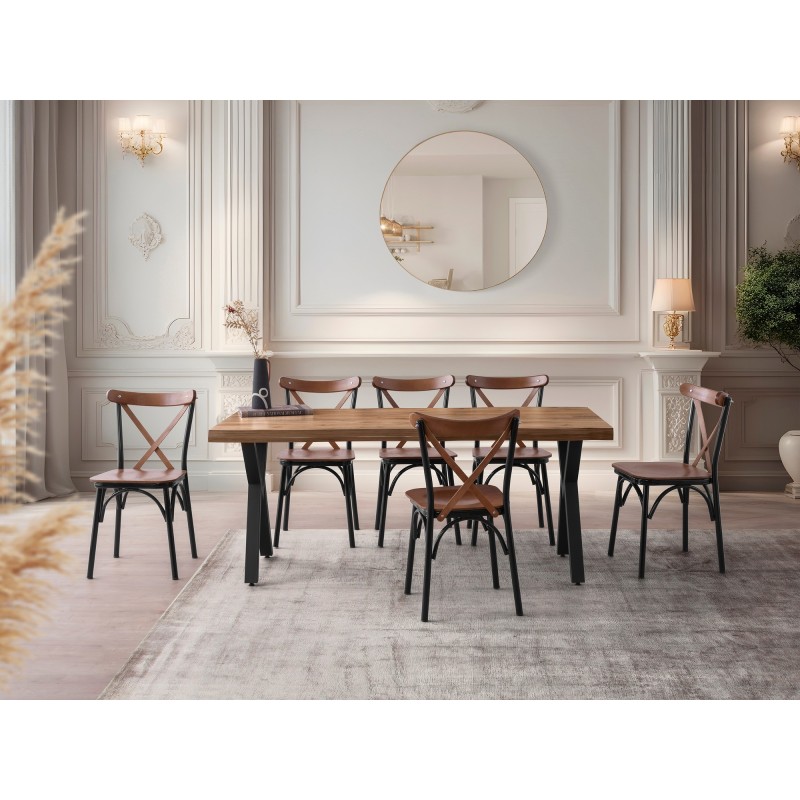 Dining Table Gala - 3022 Walnut