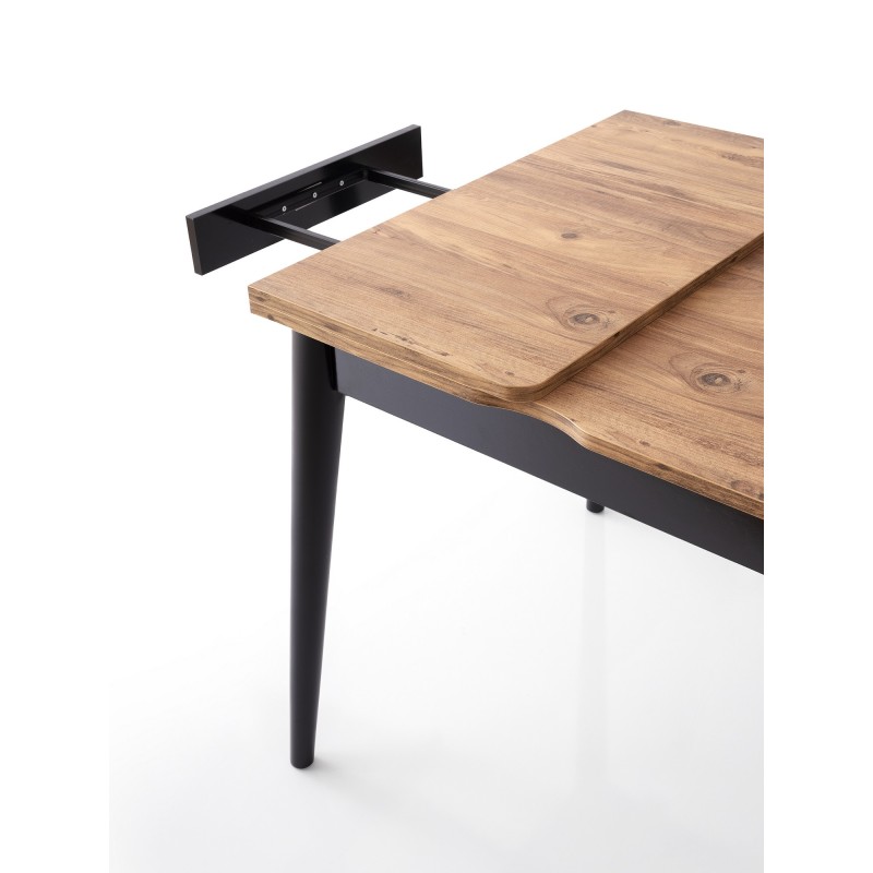 Επεκτεινόμενο Τραπέζι- Totem - 3043 - Χρώμα Atlantic Φυσικό Πεύκο -160x80x5εκ