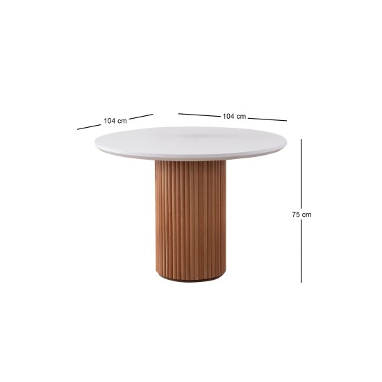 Dining Table Otantik - 3051 White
Walnut