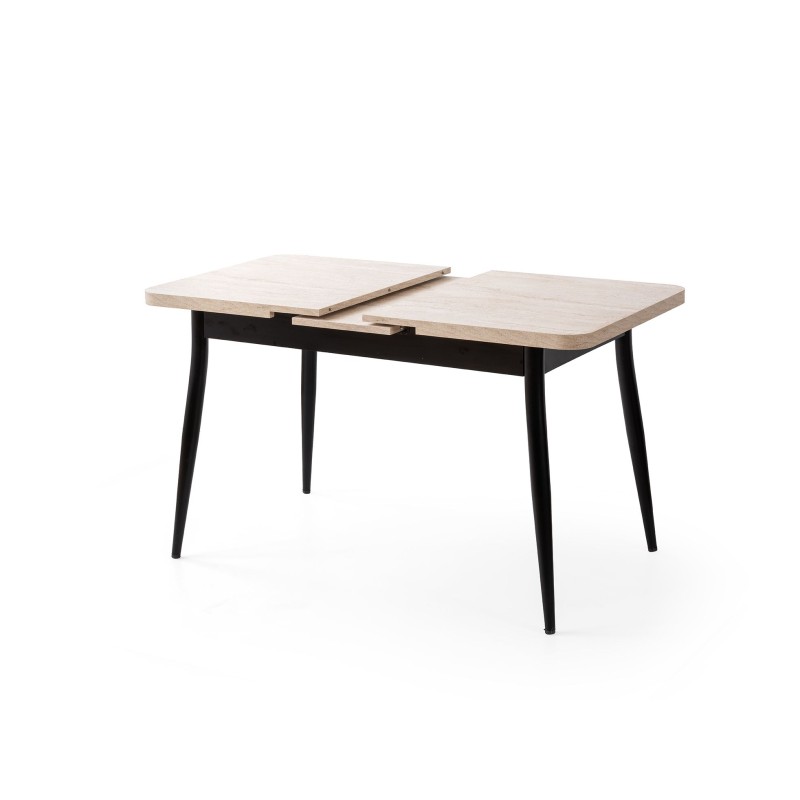 Extendable Dining Table Ay - 1186 Travertine
Black