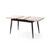 Extendable Dining Table Ay - 1186 Travertine
Black