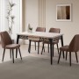 Extendable Dining Table Mira - 1224 Travertine
Black