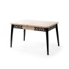 Extendable Dining Table Mira - 1224 Travertine
Black