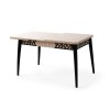 Extendable Dining Table Mira - 1224 Travertine
Black