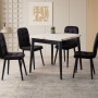 Extendable Dining Table Totem - 3044 Travertine
Black