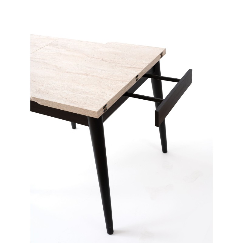 Extendable Dining Table Totem - 3044 Travertine
Black