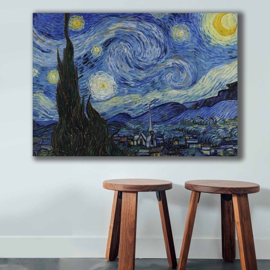 Wallxpert Decorative Canvas Painting 70100VANGOGH074 Multicolor
