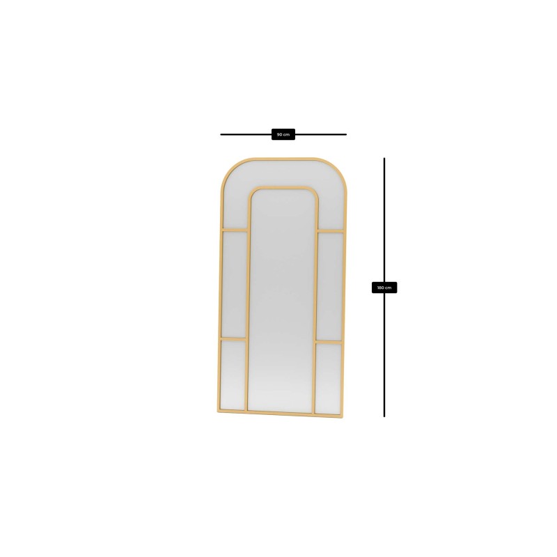 Cheval Mirror Forma - Gold Gold