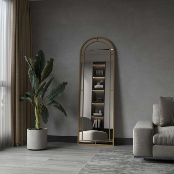 Cheval Mirror Luna - Gold Gold