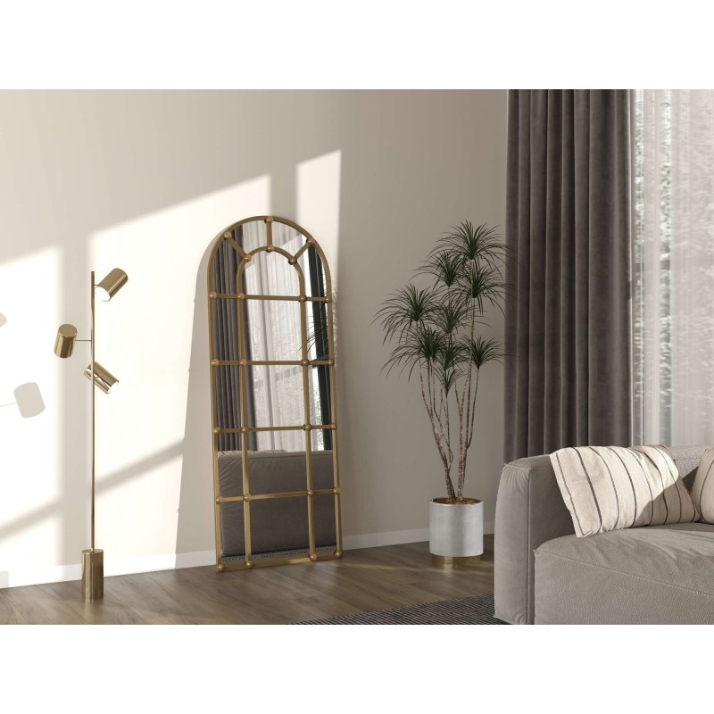 Cheval Mirror Ovalis Dar - Gold Gold