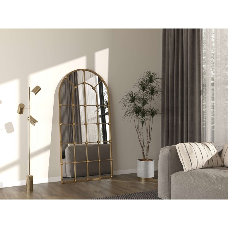 Cheval Mirror Ovalis - Gold Gold