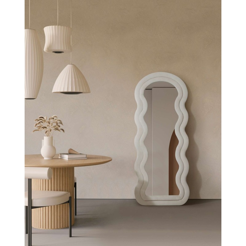 Cheval Mirror Mia - Cream Cream