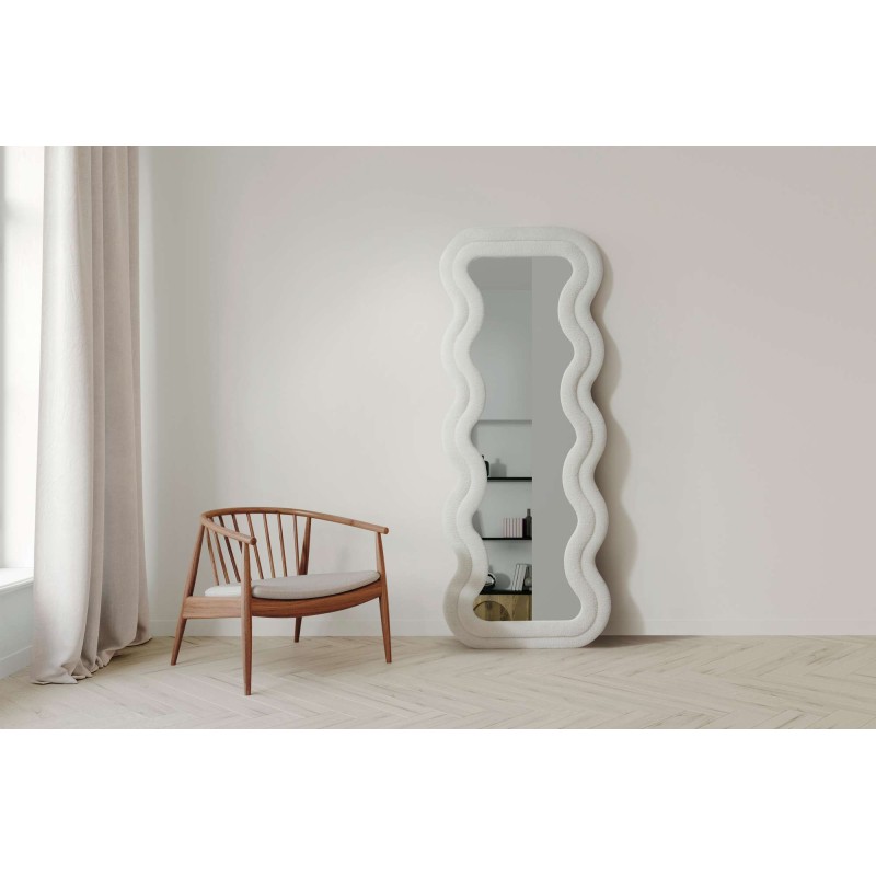 Cheval Mirror Mundo - Cream Cream