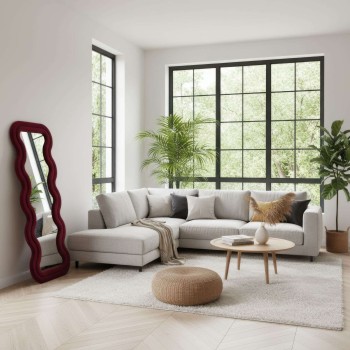 Cheval Mirror Mundo - Claret Red Claret Red