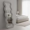 Cheval Mirror Mundo Oval - Cream Cream