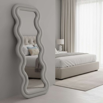 Cheval Mirror Mundo Oval - Cream Cream