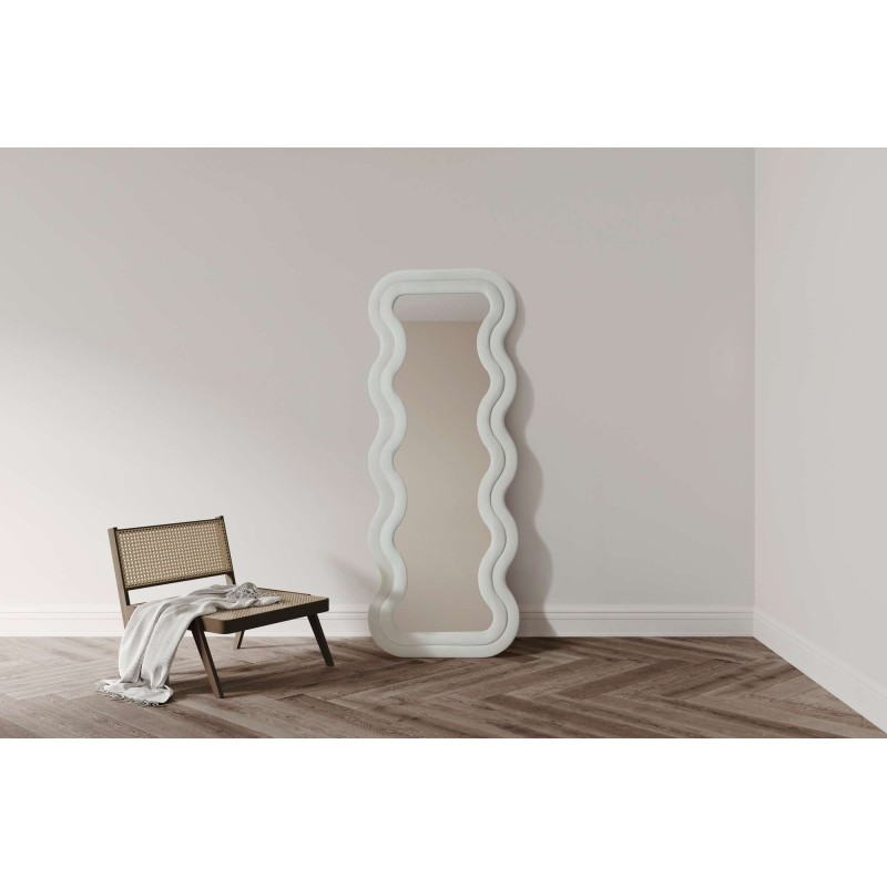 Cheval Mirror Mundo Oval - Cream Cream