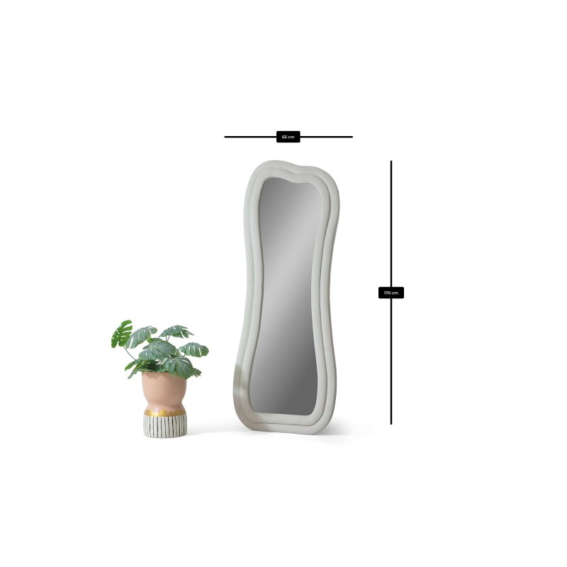 Cheval Mirror Sun - Cream Cream