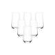Glass Set (6 Pieces) LV-LAL376F Transparent Hermia Glass Set (6 Pieces) LV-LAL376F Transparent