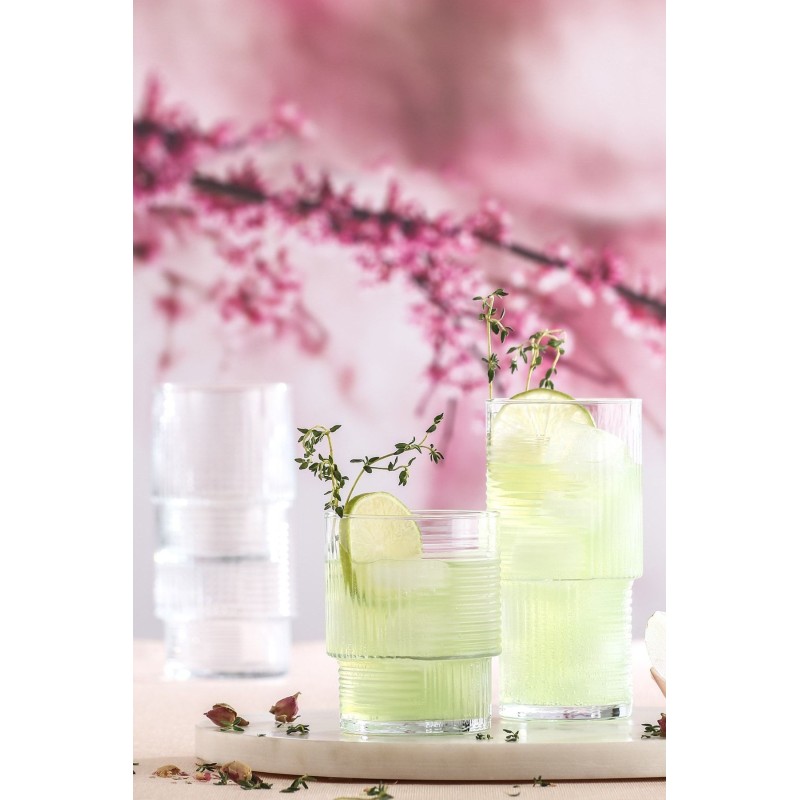 Glass Set (6 Pieces) LV-HLN376F Transparent