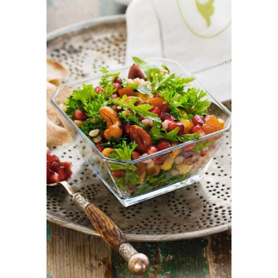 Glass Salad Bowl LV-KRN299R6 Transparent Glass Salad Bowl LV-KRN299R6 Transparent