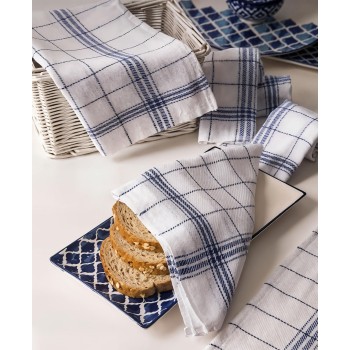 Kitchen Towel Set (10 Pieces) Liberty - Blue Blue