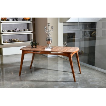 Dining Table Touch - Wooden Walnut