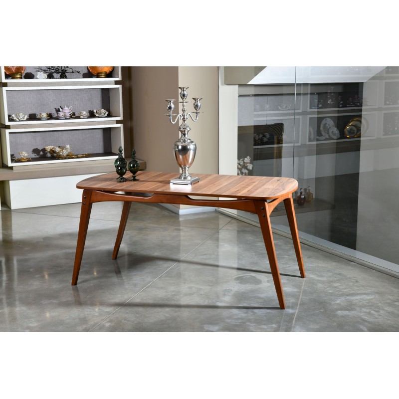 Dining Table Touch - Wooden Walnut