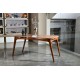 Dining Table Touch - Wooden Walnut Dining Table Touch - Wooden Walnut