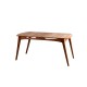 Dining Table Touch - Wooden Walnut Dining Table Touch - Wooden Walnut