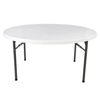 ΤΡΑΠΕΖΙ CATERING-ΣΥΝΕΔΡΙΟΥ HM5043 Φ152Χ74εκ ΠΤΥΣΣΟΜΕΝΟ ΣΤΡΟΓΓΥΛΟ