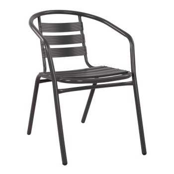 ΠΟΛΥΘΡΟΝΑ LAURA ΜΕΤΑΛΛΙΚΗ ΓΚΡΙ ΜΕ ΦΕΤΕΣ ΑΛΟΥΜΙΝΙΟΥ HM5037.01 54x59x73Υ εκ.