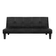 ΚΑΝΑΠΕΣ ΚΡΕΒΑΤΙ 3Θ HM3002.02 ΜΑΥΡΟΣ PU ΜΕ ΓΑΖΙΑ 186x90x82