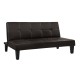 ΚΑΝΑΠΕΣ ΚΡΕΒΑΤΙ 3Θ HM3002.04 ΚΑΦΕ PU ΜΕ ΓΑΖΙΑ 186x90x82