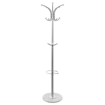 ΚΑΛΟΓΕΡΟΣ ΜΕΤΑΛΛΙΚΟΣ SHIA HM0038.40 ΠΕΡΙΣΤΡΕΦΟΜΕΝΟΣ ΑΣΗΜΙ ΜΕ ΜΑΡΜΑΡΟ Φ.37x170 εκ.