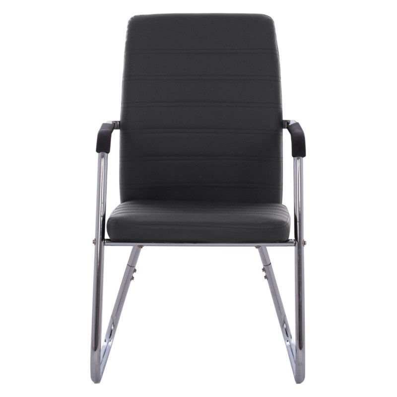 ΠΟΛΥΘΡΟΝΑ DALEY HM1021.01 ΜΕ ΜΠΡΑΤΣΑ ΜΑΥΡΟ PU 56x58x93 εκ.