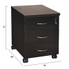 ΣΥΡΤΑΡΙΕΡΑ ΓΡΑΦΕΙΟΥ ΕΠΑΓΓΕΛΜΑΤΙΚΗ SIENNA HM2011.02 WENGE ΜΕ 3ΣΥΡΤΑΡΙΑ 38X48X53cm