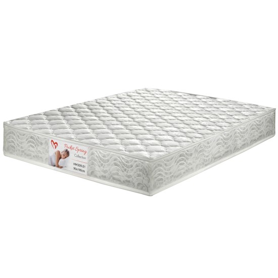 ΣΤΡΩΜΑ POCKET SPRING ΔΙΠΛΟ 140x200 ΔΙΠΛΗΣ ΟΨΗΣ HM309.04 ΣΤΡΩΜΑ POCKET SPRING ΔΙΠΛΟ 140x200 ΔΙΠΛΗΣ ΟΨΗΣ HM309.04