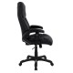 ΚΑΡΕΚΛΑ ΓΡΑΦΕΙΟΥ THORIN HM1050.01 ΜΕ MASSAGE ΜΑΥΡΗ HOMEMARKT 62x70x127Y εκ.